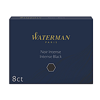 Картриджі Waterman для заправки перових ручок (8 шт, колір чорнила чорний) 52 001