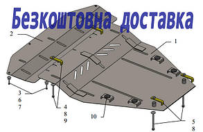 Захист двигуна Nissan Qashqai J10/+2 NJ10 (2006-2014) (Захист двигуна Нісан Кашкай) Кольчуга