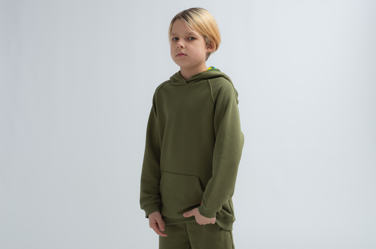 Костюм двунитка турція для хлопчика з яскравою підкладкою, фото 1