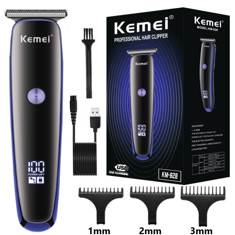 Машинка для стриження та тример KEMEI KM-828