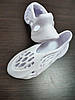 БІЛІ Кросівки Yeezy Foam Runner WHITE унісекс жіночі, фото 6