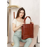 Кожаная женская сумка шоппер светло-коричневая Качественная женская сумка шоппер Сумка шоппер женская кожаная