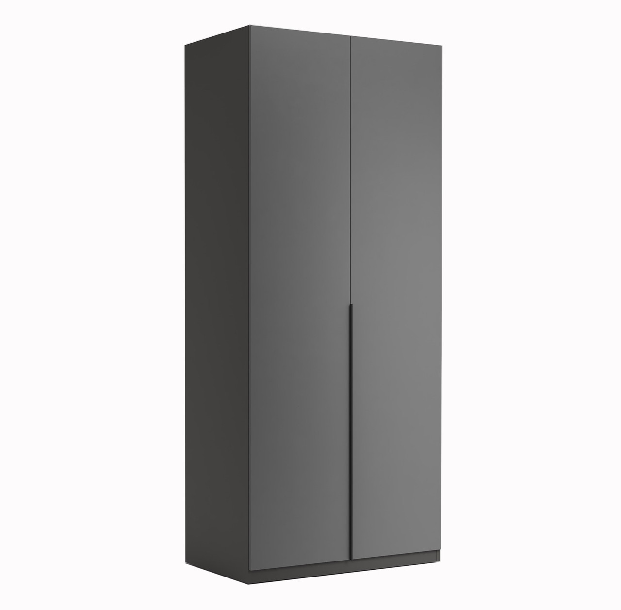 Шафа 2д 90 Матовий Графіт/Антрацит Тео, фото 1