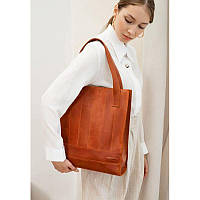 Удобная женская сумка шоппер Кожаная женская сумка шоппер светло-коричневая Женская сумка шоппер люкс класса