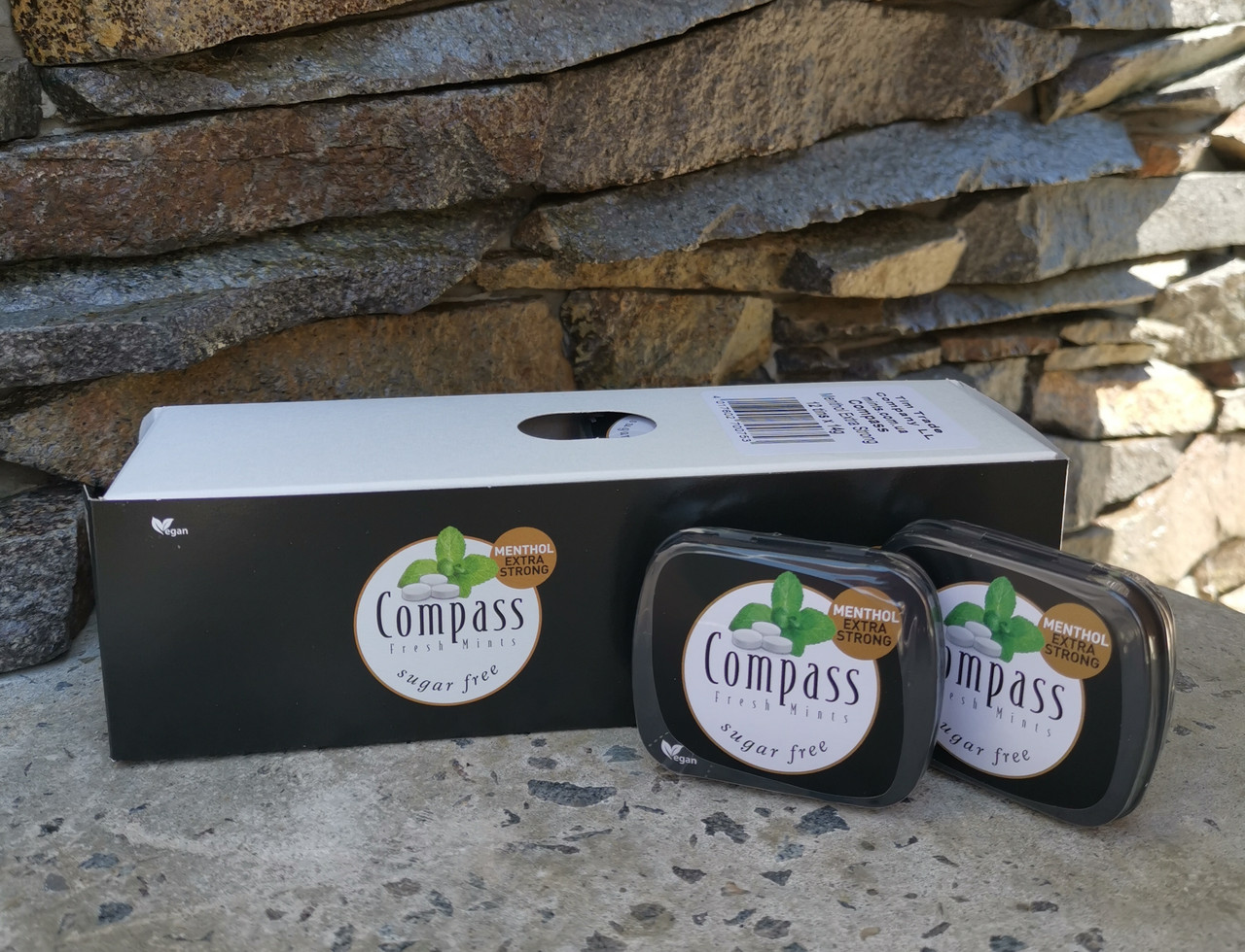 Льодяники "Powermints" Compass Menthol Extra Strong (ментол екстра) продажа, цена в Львове