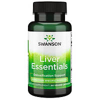 Комплекс для печінки, Liver Essentials, Swanson, 90 вегетаріанських капсул