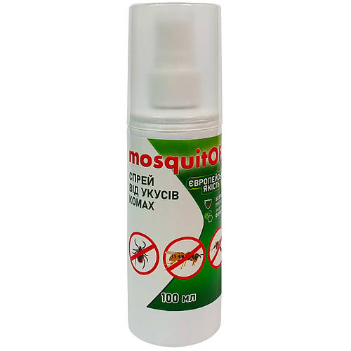 Купить Спрей от укусов насекомых mosquitOFF 100 мл (50), цена 26.25 ...