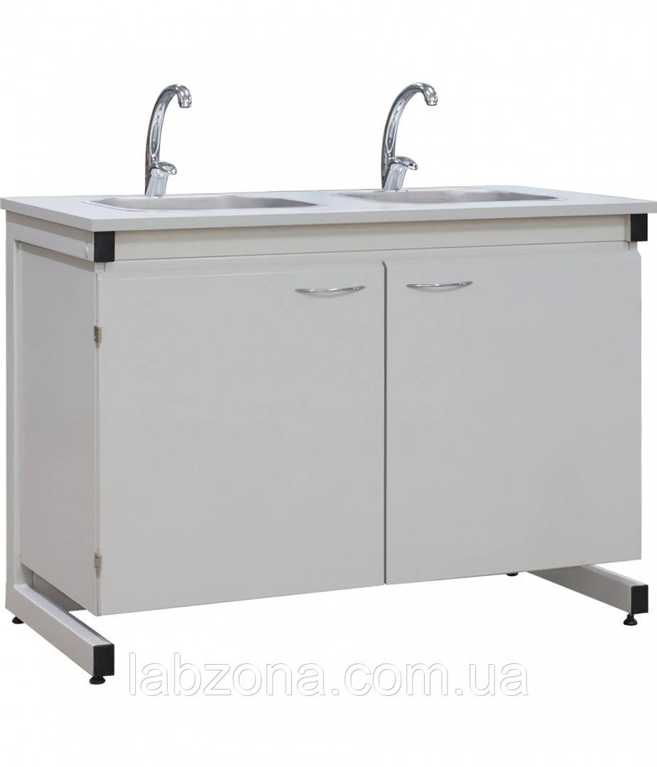 Стіл-мийка на 2 раковини 1200х600х800