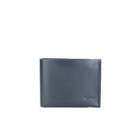 Мужской кошелек Mini с монетницей синий Качественный мужской кошелек из натуральной кожи Кошелек кожаный