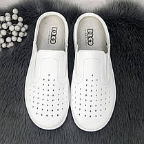 Тапочки жіночі домашні медичні Dago Style білі 4157, фото 4