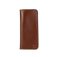 Качественное женское портмоне Middle цвет светло-коричневый Стильный женский кошелек из натуральной кожи