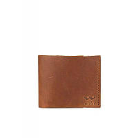 Качественный мужской кошелек Кожаный кошелек Mini светло-коричневый винтаж Мужской кошелек из натуральной кожи