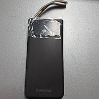 Power Bank 20000 mAh павербанк + фонарик Чёрный