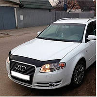 Дефлектор на капот (мухобойки) Audi A4 B7 2004-2008. Мухобойка Audi A4 B7 2004-2008