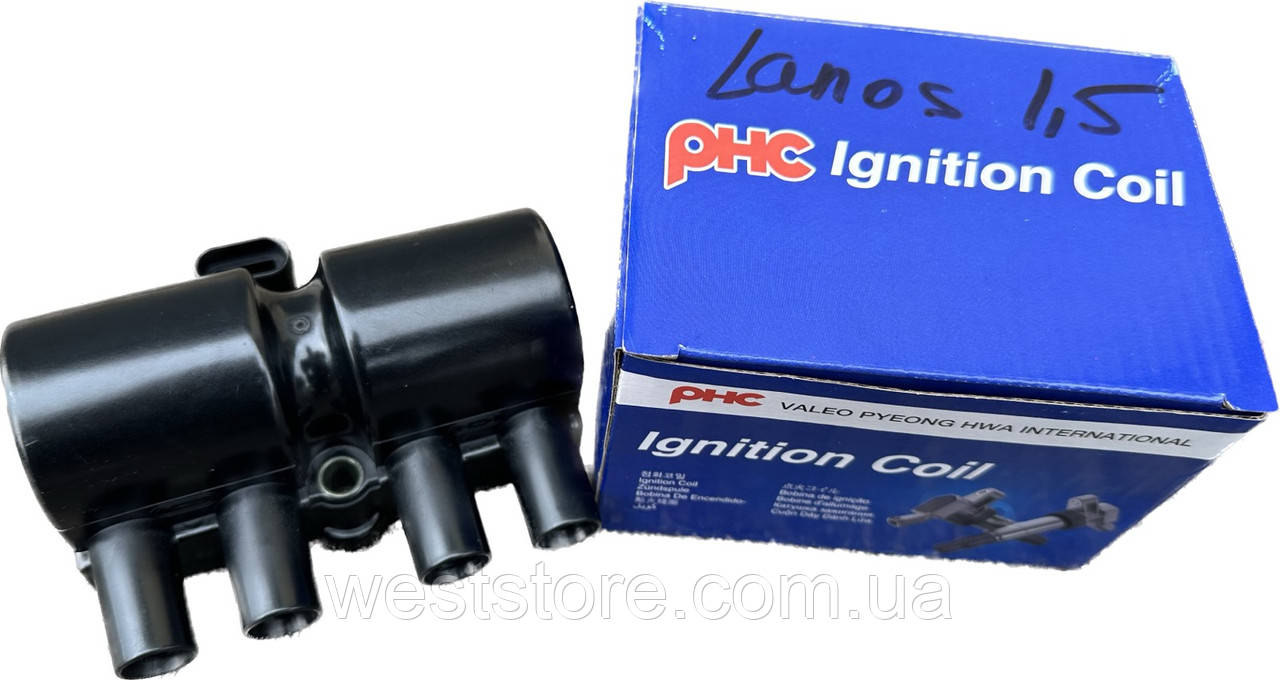 Котушка запалювання (модуль) 4 контакти Lanos, Leganza, Nubira Ланос, Нубіра, Espero PHC Valeo 96350585
