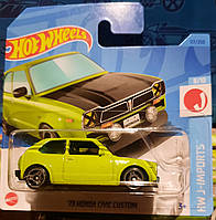 Hot Wheels 2023 HW J-Imports '75 Honda Civic Custom 8/10 117/250 HKG40 Хонда ретро Машинки колекційні Хот Вілс