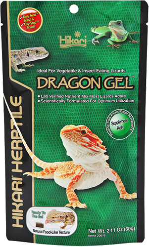 Корм для Ящірок Hikari DRAGON GEL гелевий 60 г