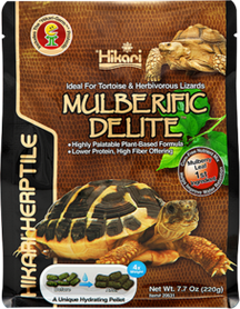 Корм для травоїдних сухопутних черепах і ящірок Hikari MULBERIFIC DELITE гранули 220 г