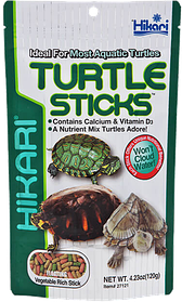 Корм для водних черепах гранульований Hikari TURTLE STICKS палички 120 г / Корми для рептилій