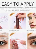 Пудра для макияжа бровей EElhoe Eyebrow Stamp Kit темно-коричневый