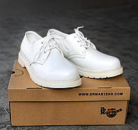 Лоферы женские Dr. Martens 1461 Mono White демисезонные