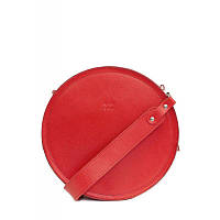 Женская кожаная сумка Amy L красная Оригинальная сумка премиум класса для девушки красного цвета