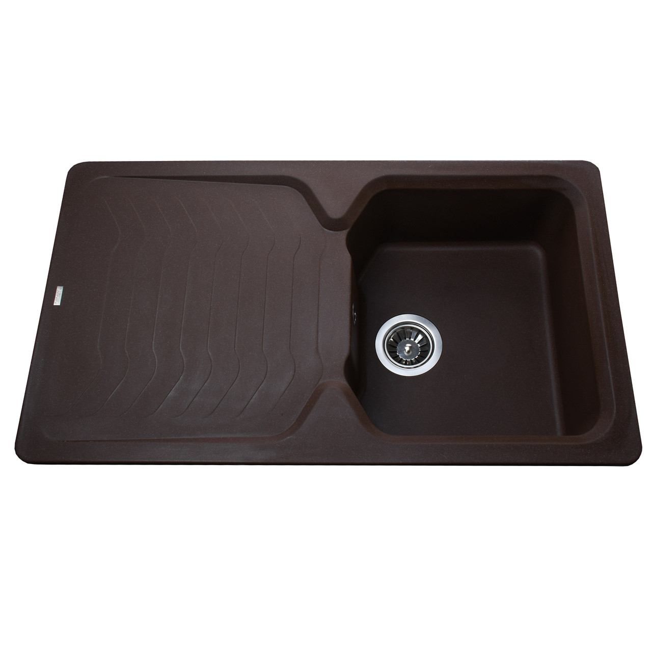 Гранітна мийка Globus Lux BOREN коричневий 860x500мм-А0006, фото 1