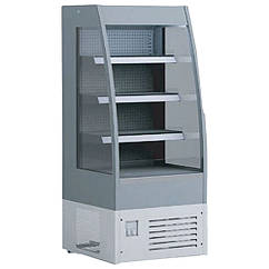 Гірка холодильна міні GESTYA 0,63(+2...+8°C), холодильна гірка в магазин, торгова холодильна вітрина, холодильна стійка