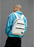 Чоловічий рюкзак Sambag білий Рюкзак для чоловіка з відділенням для ноутбука Світлий рюкзак на кожен день