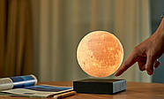 Левітуюча лампа Gingko Moon Lamp Walnut, фото 6
