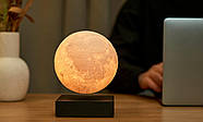 Левітуюча лампа Gingko Moon Lamp Walnut, фото 6