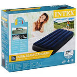 Надувний матрац одномісний intex 64756 76х191х25 см, фото 4