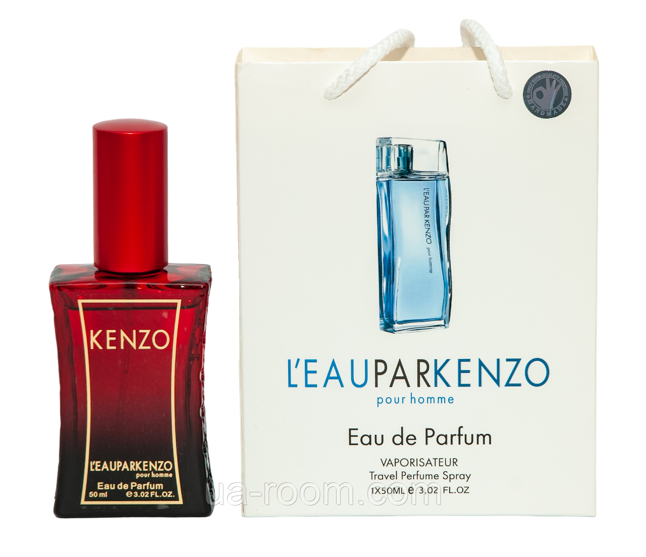 Тестер чоловічий Kenzo L'Eau par Kenzo Pour Homme, 50 мл, сумка.