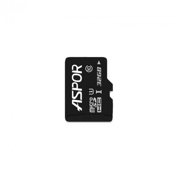 Карта пам`яті Aspor MicroSDHC 32GB UHS-I (Class 10) (тільки карта)