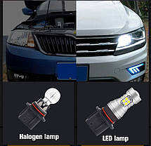 Світлодіодні лампи P13W PSX26W без помилок Canbus 12SMD-3030 SH24W Світлодіодні лампи Денні ходові вогні, фото 3