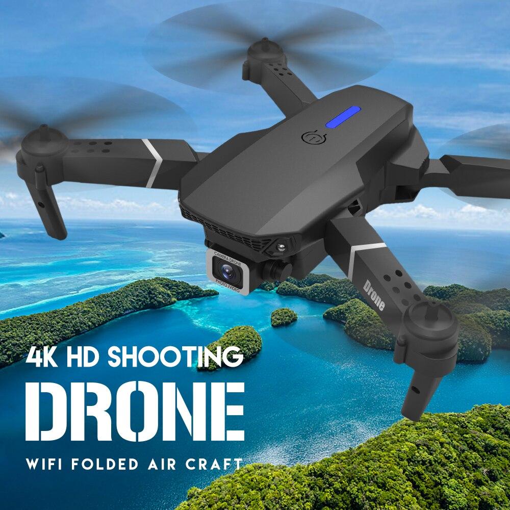 Квадрокоптер E88Pro Black FPV HD 4K Single Camera, фото 1