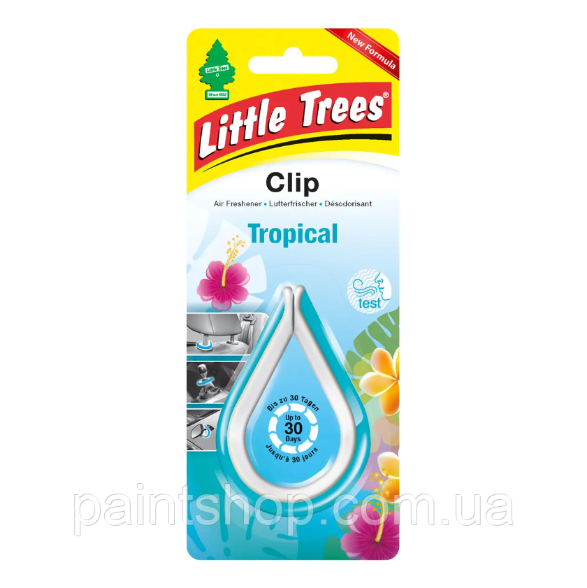 Ароматизатор повітря автомобільний Little Trees Clip Тропікана