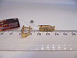 Золоті жіночі сережки з діамантами, вага 3,89 г., фото 4