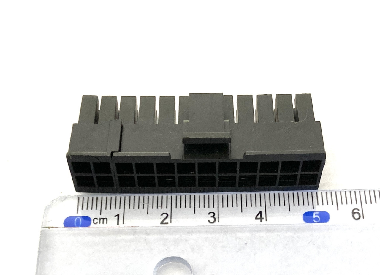 Роз'єм Molex 20 + 4 контакти мама + контакти, для живлення під обтискання.Конектор PCI-E 4.2mm 2x10Pin