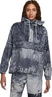 Анорак женский Nike W NSW WAVE DYE WVN PO JKT A3 черный DV7936-010