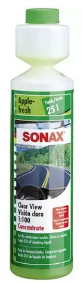 Концентрат омивача скла літній Яблуко SONAX, 250мл