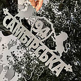 Вирізані таблички з металу адресні 620 мм х 235 мм під замовлення, фото 2