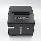 Опт та роздріб Xprinter XP-C260M USB LAN Ethernet принтер чеків з автообрізанням термопринтер 80мм чорний синій, фото 3
