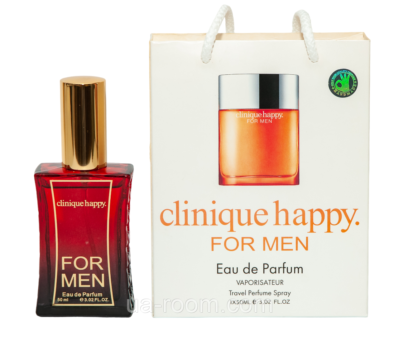 Тестер чоловічий Clinique Happy For Men, 50 мл, сумка.