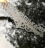 Адресні таблички з металу на будинок Металеві вивіски з адресою Індивідуальні адресні таблички, фото 2