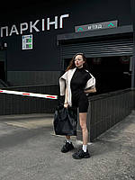 Женский повседневный,спортивный комбинезон. Комбез на молнии,с велосипедками,без рукавов,размер 42-44,44-46