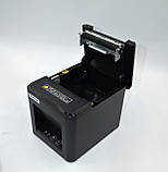 POS-принтер Xprinter XP-T80A-UL USB+LAN з автообрізанням чеку, чорний (XP-T80A-UL), фото 5