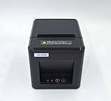 POS-принтер Xprinter XP-T80A-UL USB+LAN з автообрізанням чеку, чорний (XP-T80A-UL), фото 3