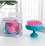 Щітка-масажер для миття голови (шабер для миття волосся), фото 2