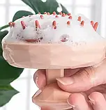 Щітка-масажер для миття голови (шабер для миття волосся), фото 4